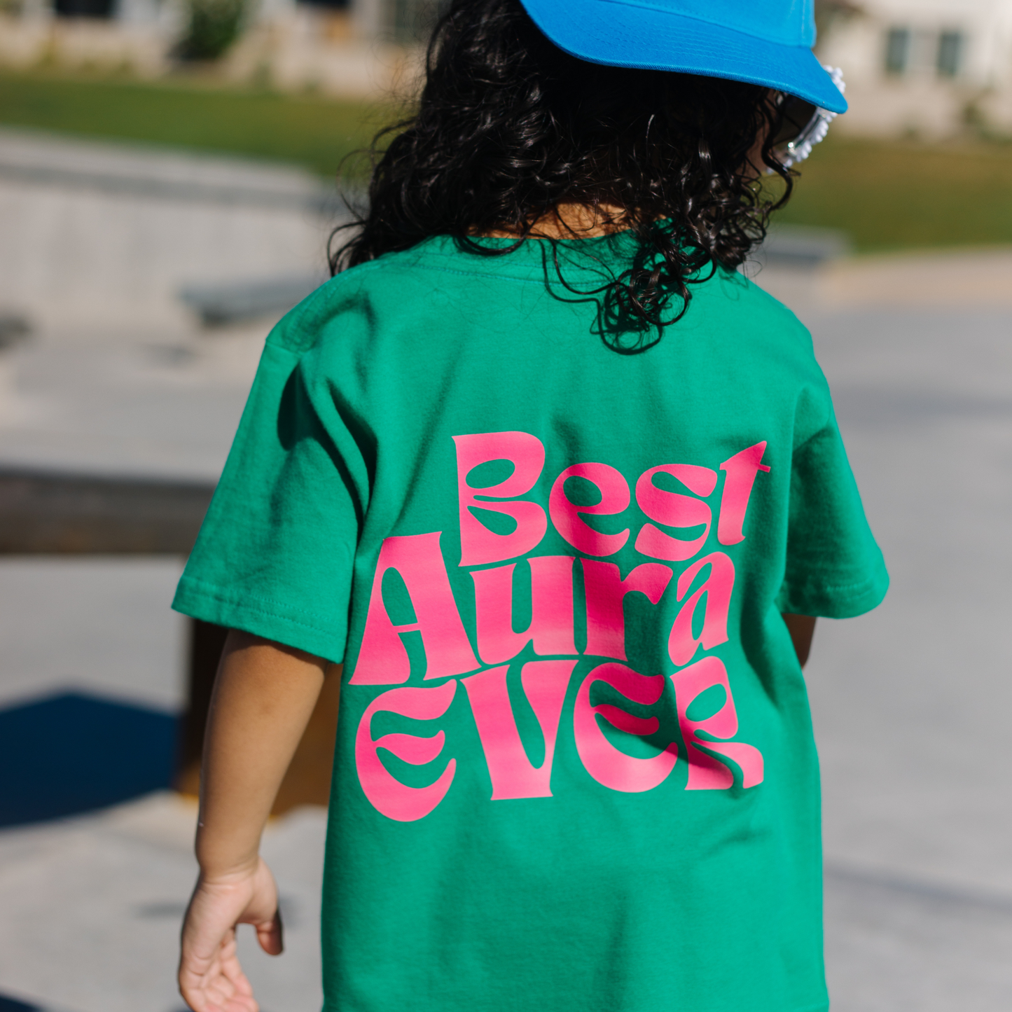 Best Aura Ever Kids Graphic Tee - streetwear